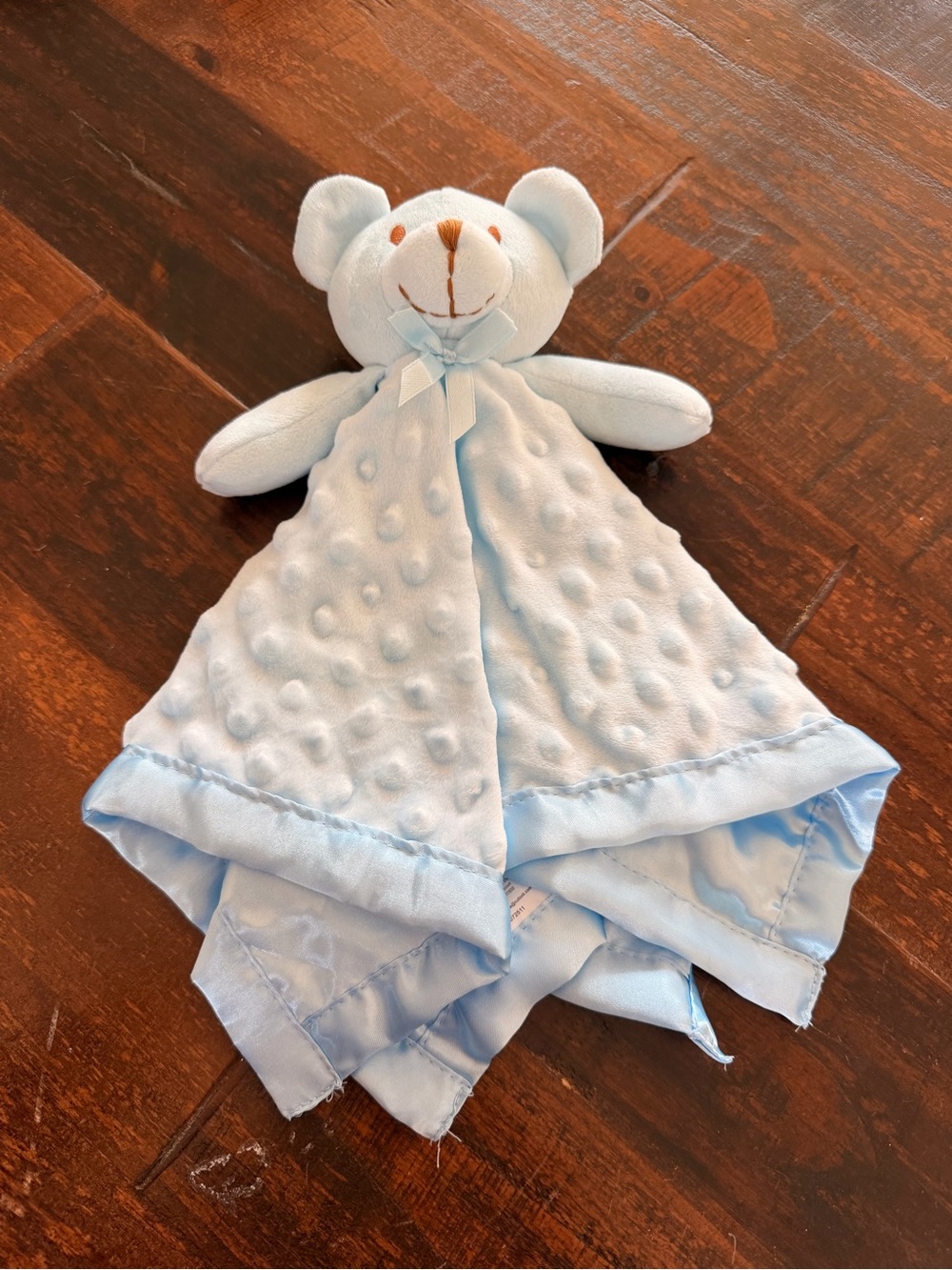 👚CLOSET CLEAM OUT SALE👖Plush Bear Security Blanket - Light Blue NWOT